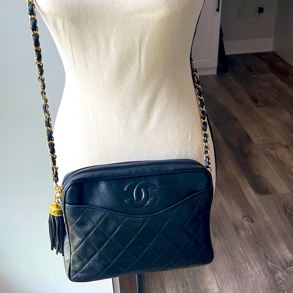 Chanel Quilted Lambskin Cross Body Bag